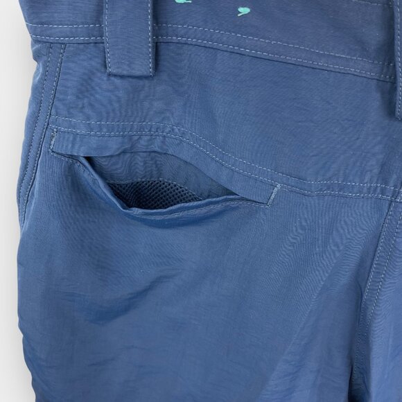 Reel Legends Quick-Dry Nylon Cargo Fishing Shorts 36 Mesh Lined Pockets - Picture 9 of 12